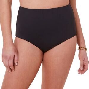 NWOT Sample Andie Women's Plus Size 2XL Black Super High Waisted Bikini Bottom